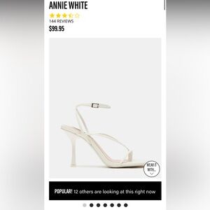 Steve Madden Annie in White